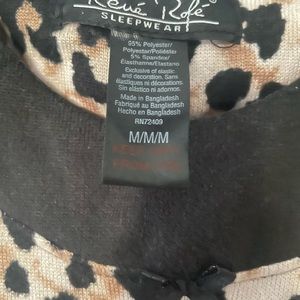 Used night gown cheetah print